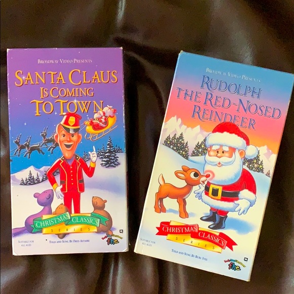 Lot of 2 Vintage Christmas VHS Movies - Picture 1 of 2